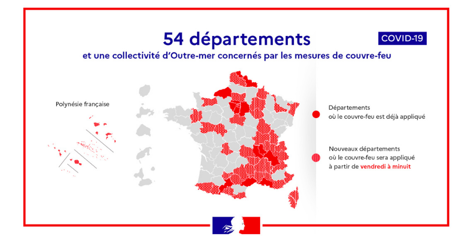 Le couvre-feu s'étend à une grande partie de la région ...