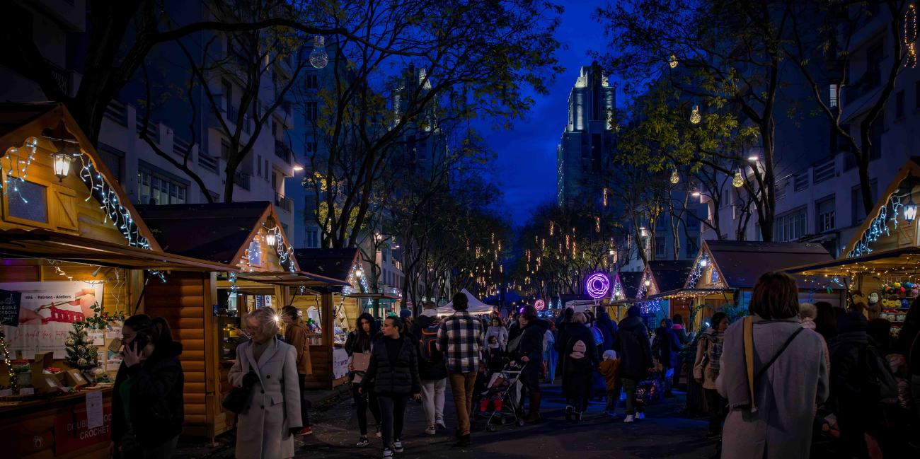 Marché de Noël à Villeurbanne